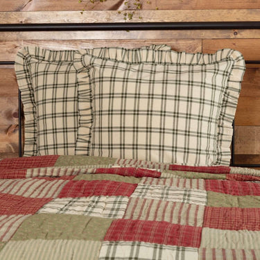 Prairie Winds Fabric Euro Sham 26x26 VHC Brands - The Fox Decor
